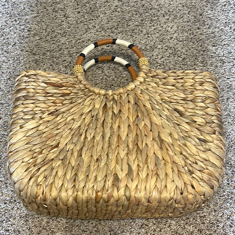 A New Day woven tote bag